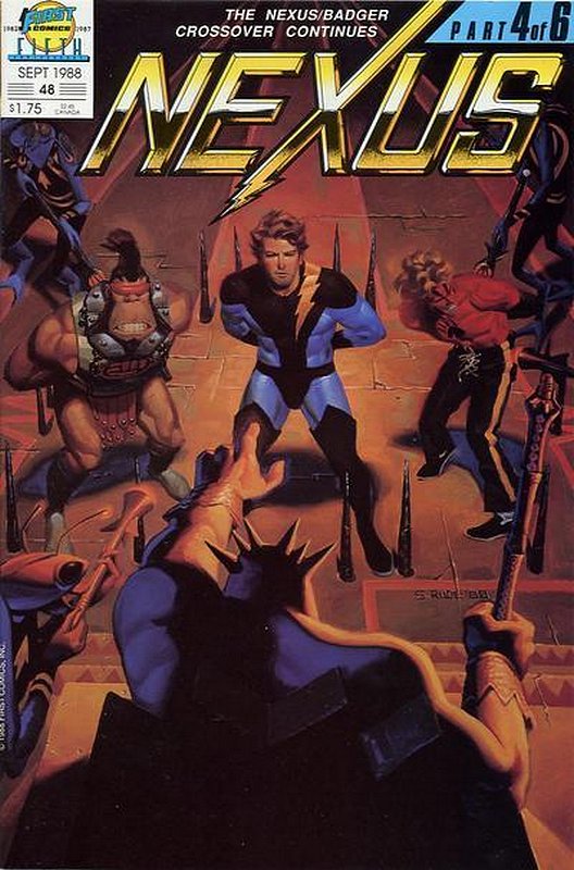 Cover of Nexus (Vol 1) (First Comics) #48. One of 250,000 Vintage American Comics on sale from Krypton!