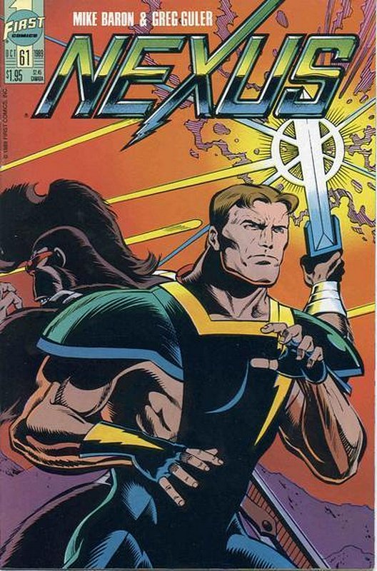 Cover of Nexus (Vol 1) (First Comics) #61. One of 250,000 Vintage American Comics on sale from Krypton!