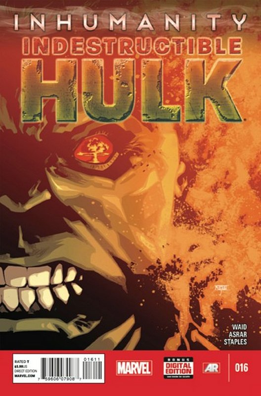 Cover of Indestructible Hulk (Vol 1) #16. One of 250,000 Vintage American Comics on sale from Krypton!