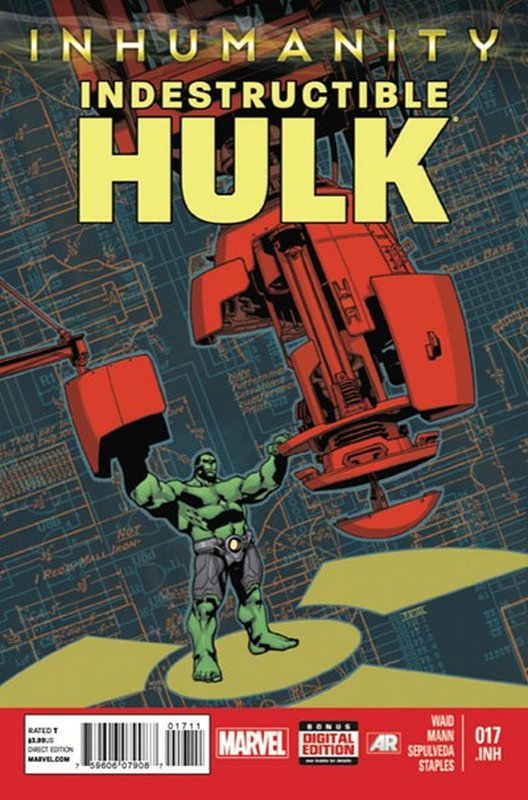 Cover of Indestructible Hulk (Vol 1) #17. One of 250,000 Vintage American Comics on sale from Krypton!