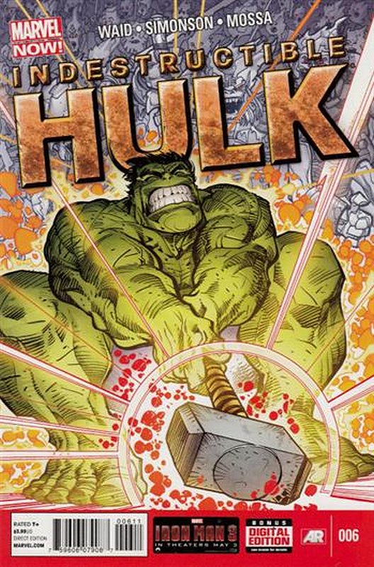 Cover of Indestructible Hulk (Vol 1) #6. One of 250,000 Vintage American Comics on sale from Krypton!