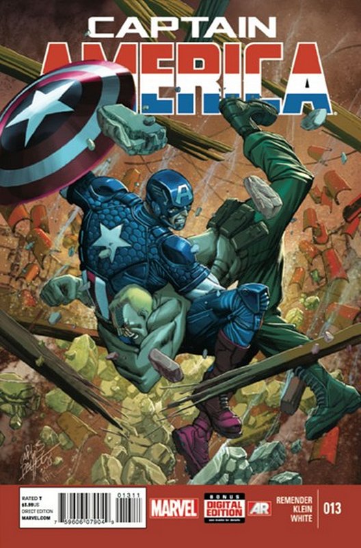 Cover of Captain America (Vol 7) #13. One of 250,000 Vintage American Comics on sale from Krypton!