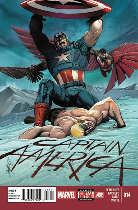 Cover of Captain America (Vol 7) #14. One of 250,000 Vintage American Comics on sale from Krypton!