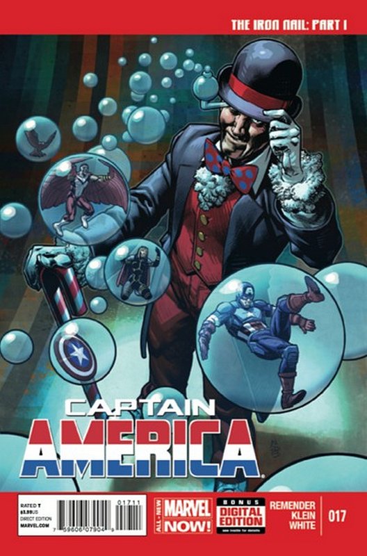 Cover of Captain America (Vol 7) #17. One of 250,000 Vintage American Comics on sale from Krypton!