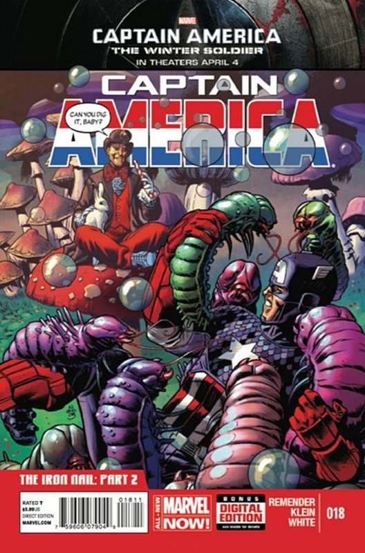 Cover of Captain America (Vol 7) #18. One of 250,000 Vintage American Comics on sale from Krypton!