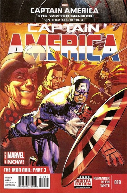 Cover of Captain America (Vol 7) #19. One of 250,000 Vintage American Comics on sale from Krypton!