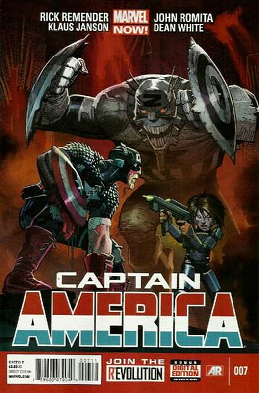 Cover of Captain America (Vol 7) #7. One of 250,000 Vintage American Comics on sale from Krypton!
