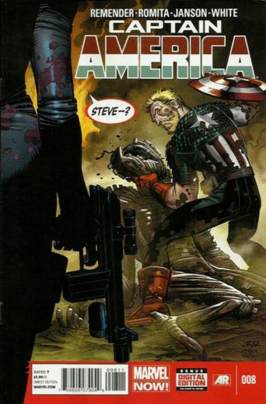 Cover of Captain America (Vol 7) #8. One of 250,000 Vintage American Comics on sale from Krypton!
