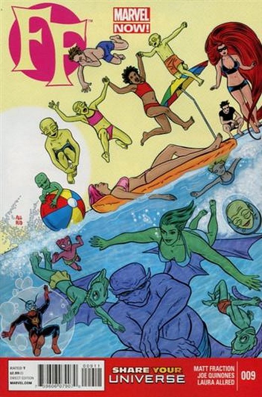 Cover of FF - The (Vol 2) #9. One of 250,000 Vintage American Comics on sale from Krypton!