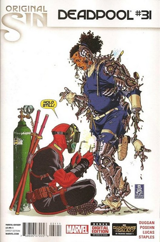 Cover of Deadpool (Vol 3) #31. One of 250,000 Vintage American Comics on sale from Krypton!