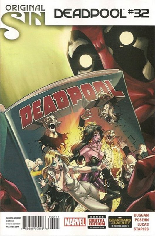 Cover of Deadpool (Vol 3) #32. One of 250,000 Vintage American Comics on sale from Krypton!