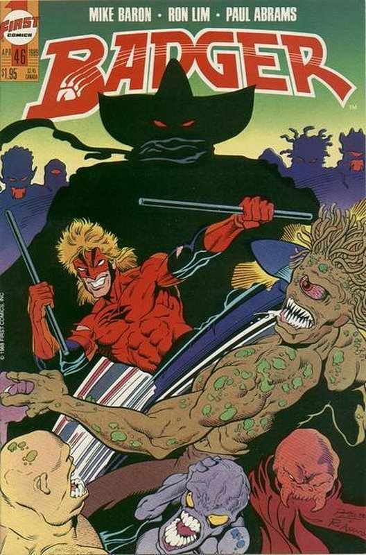 Cover of Badger (Vol 2) (First) #46. One of 250,000 Vintage American Comics on sale from Krypton!