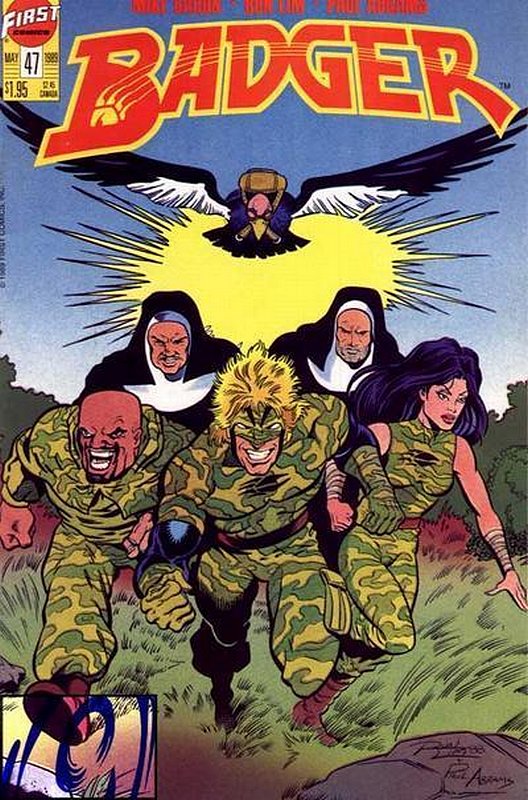 Cover of Badger (Vol 2) (First) #47. One of 250,000 Vintage American Comics on sale from Krypton!