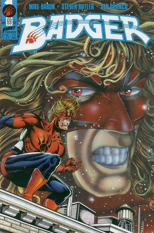 Cover of Badger (Vol 2) (First) #69. One of 250,000 Vintage American Comics on sale from Krypton!