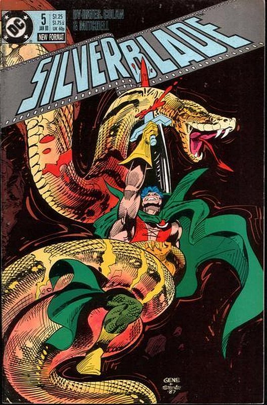Cover of Silverblade (1987 Ltd) #5. One of 250,000 Vintage American Comics on sale from Krypton!