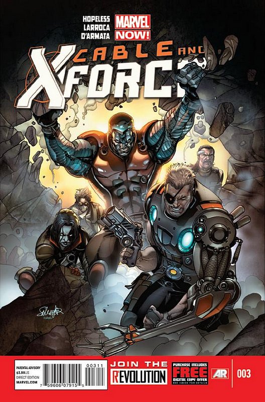 Cover of Cable & X-Force (Vol 1) #3. One of 250,000 Vintage American Comics on sale from Krypton!