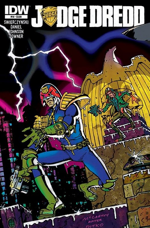 Cover of Judge Dredd (IDW) (Vol 1) #14. One of 250,000 Vintage American Comics on sale from Krypton!