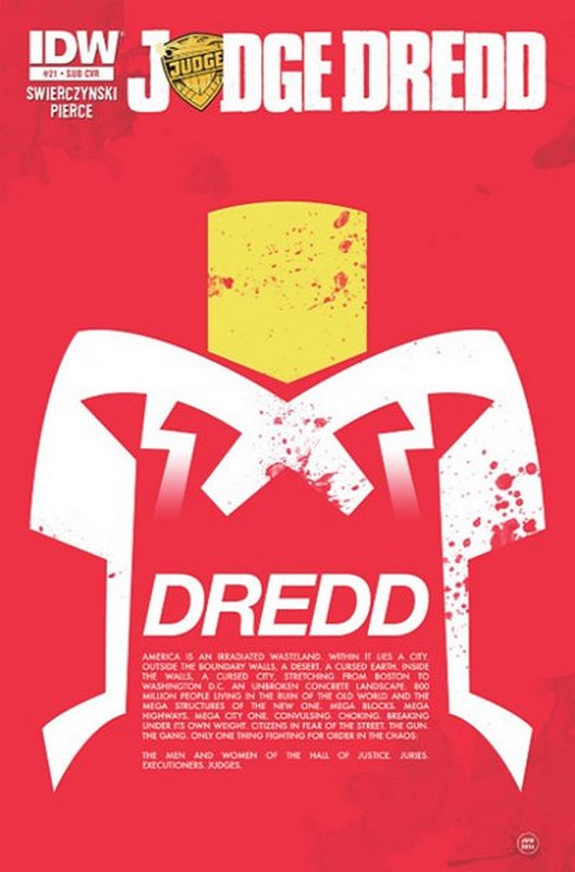Cover of Judge Dredd (IDW) (Vol 1) #21. One of 250,000 Vintage American Comics on sale from Krypton!