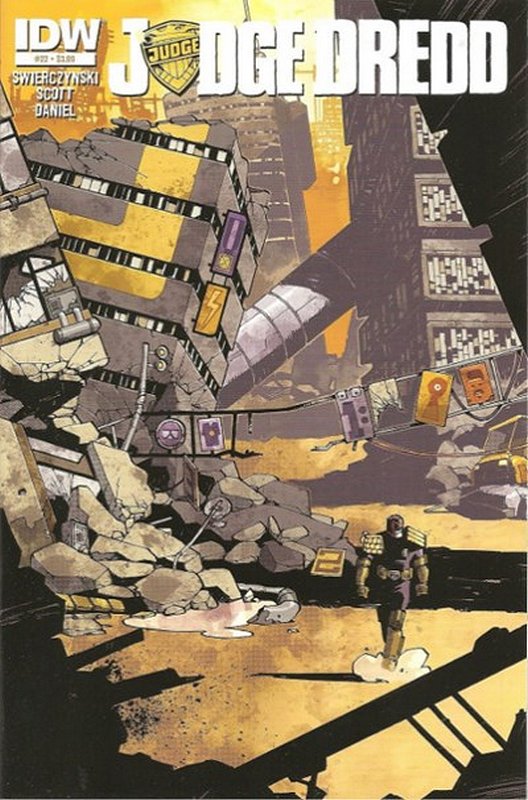 Cover of Judge Dredd (IDW) (Vol 1) #22. One of 250,000 Vintage American Comics on sale from Krypton!