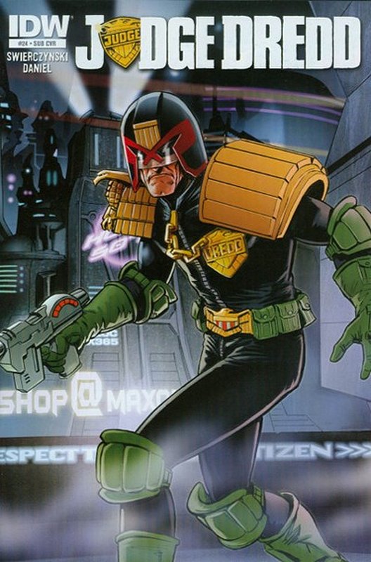 Cover of Judge Dredd (IDW) (Vol 1) #24. One of 250,000 Vintage American Comics on sale from Krypton!
