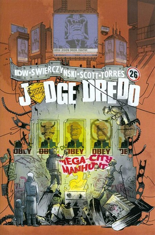 Cover of Judge Dredd (IDW) (Vol 1) #26. One of 250,000 Vintage American Comics on sale from Krypton!