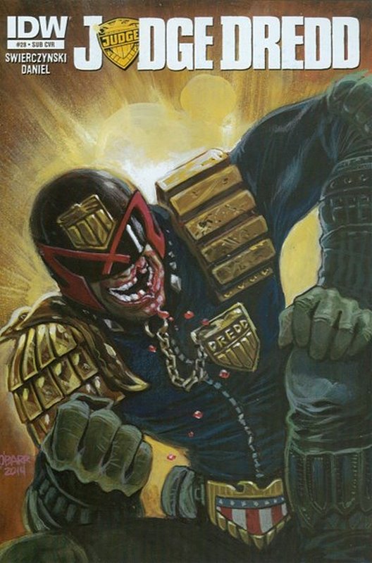 Cover of Judge Dredd (IDW) (Vol 1) #28. One of 250,000 Vintage American Comics on sale from Krypton!