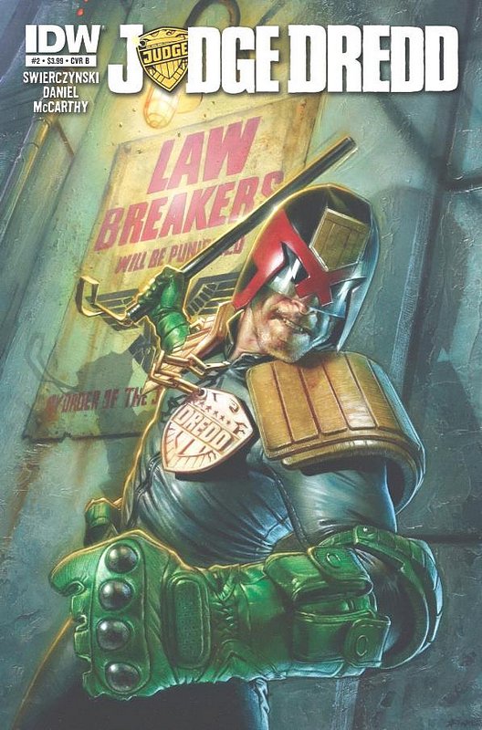 Cover of Judge Dredd (IDW) (Vol 1) #2. One of 250,000 Vintage American Comics on sale from Krypton!