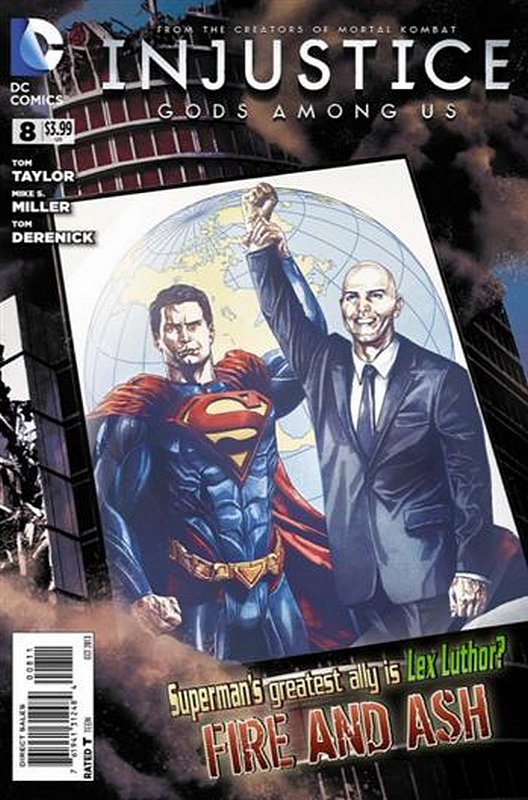 Cover of Injustice: Gods Among Us - Year One #8. One of 250,000 Vintage American Comics on sale from Krypton!