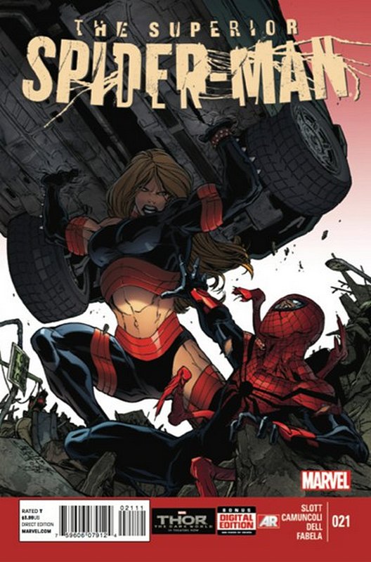 Cover of Superior Spider-Man (Vol 1) #21. One of 250,000 Vintage American Comics on sale from Krypton!