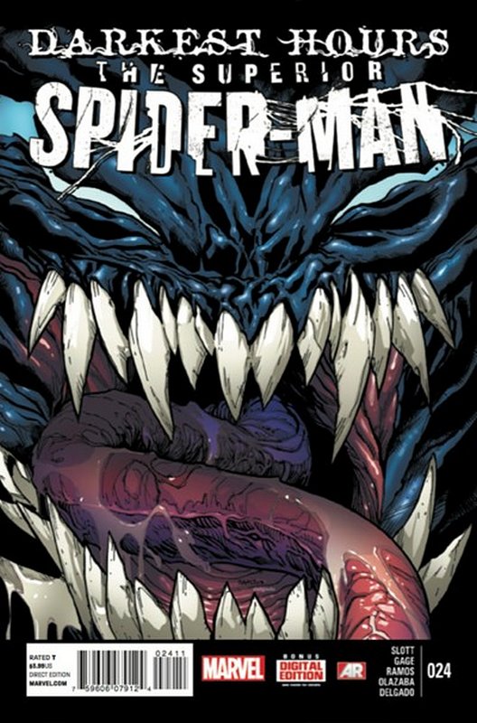 Cover of Superior Spider-Man (Vol 1) #24. One of 250,000 Vintage American Comics on sale from Krypton!