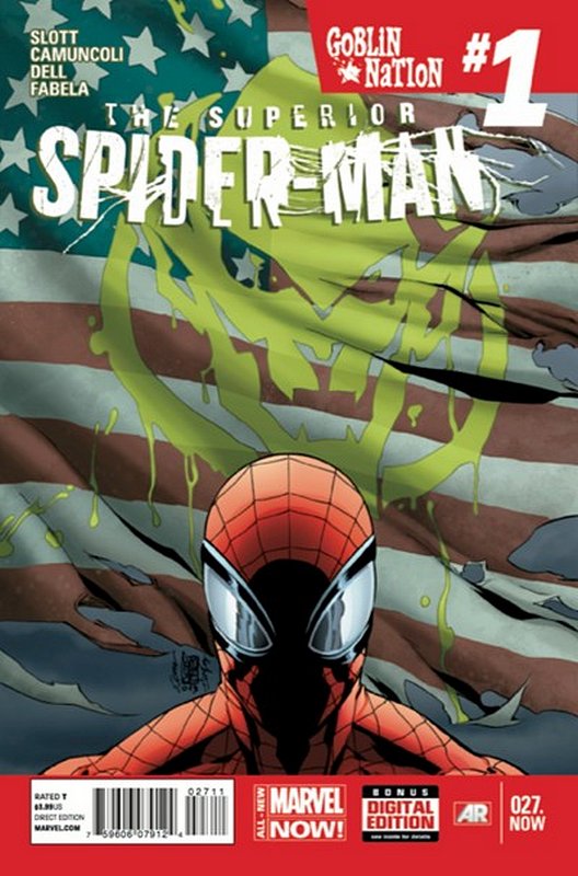 Cover of Superior Spider-Man (Vol 1) #27. One of 250,000 Vintage American Comics on sale from Krypton!