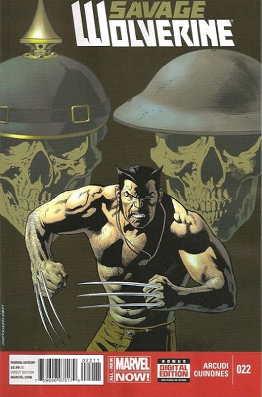 Cover of Savage Wolverine (Vol 1) #22. One of 250,000 Vintage American Comics on sale from Krypton!