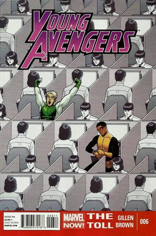 Cover of Young Avengers (Vol 2) #6. One of 250,000 Vintage American Comics on sale from Krypton!