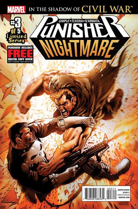Cover of Punisher: Nightmare (2013 Ltd) #3. One of 250,000 Vintage American Comics on sale from Krypton!