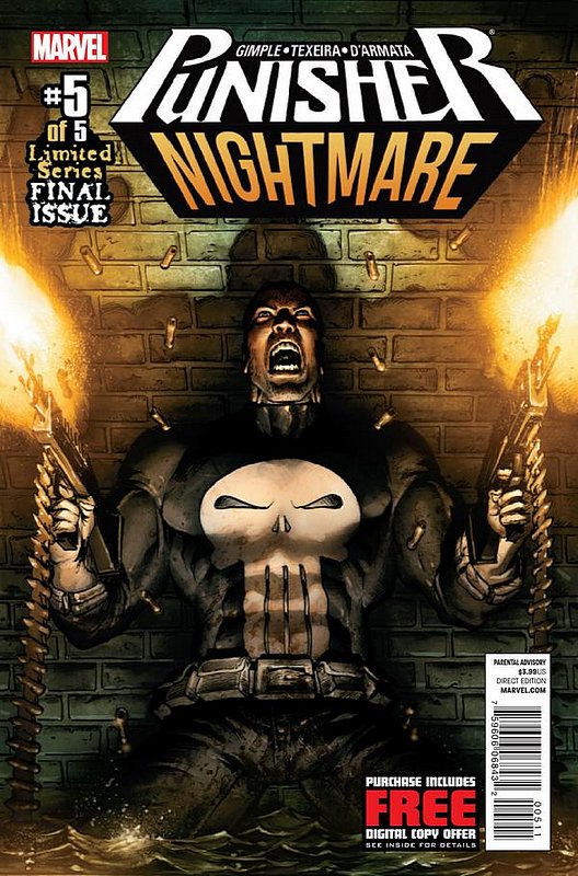 Cover of Punisher: Nightmare (2013 Ltd) #5. One of 250,000 Vintage American Comics on sale from Krypton!