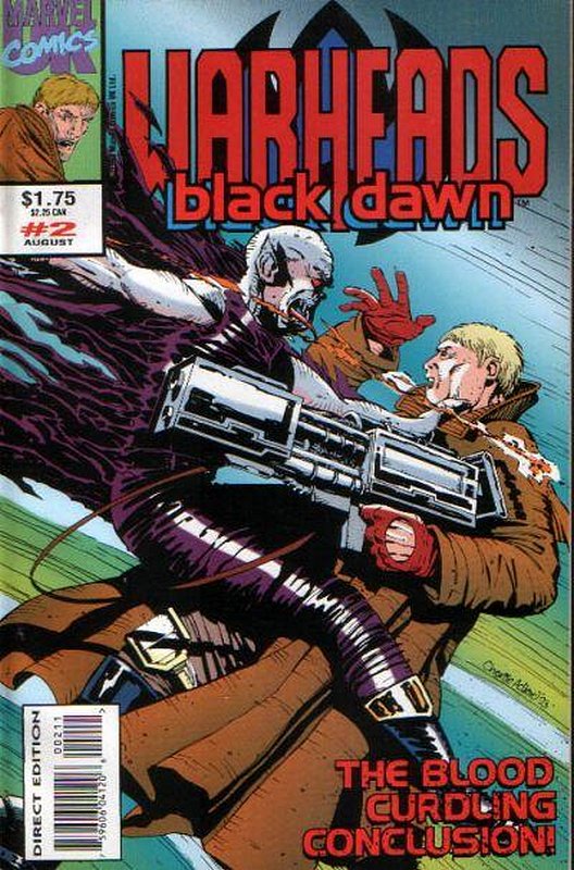 Cover of Warheads: Black Dawn (1993 Ltd) #2. One of 250,000 Vintage American Comics on sale from Krypton!