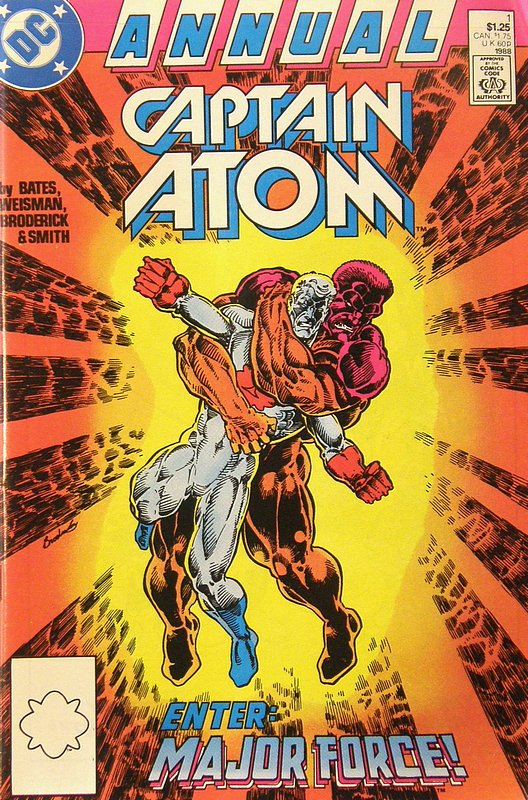 Cover of Captain Atom Annual #1. One of 250,000 Vintage American Comics on sale from Krypton!