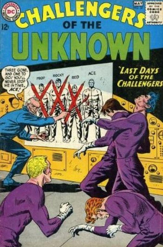 Cover of Challengers of the Unknown (Vol 1) #37. One of 250,000 Vintage American Comics on sale from Krypton!