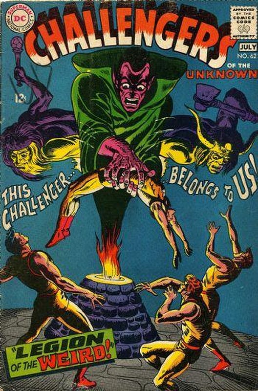 Cover of Challengers of the Unknown (Vol 1) #62. One of 250,000 Vintage American Comics on sale from Krypton!