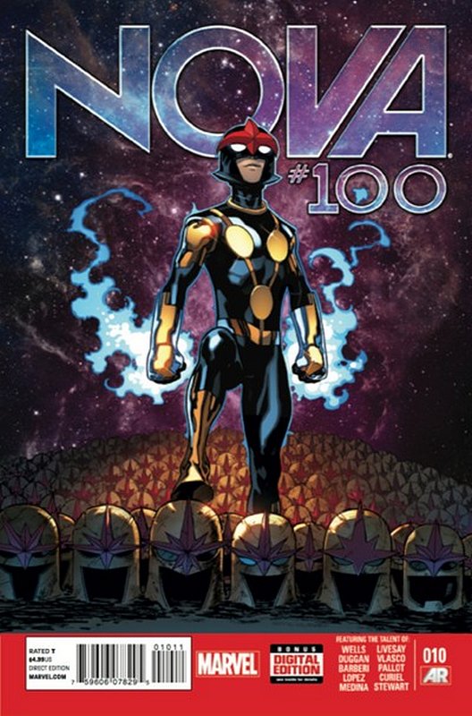 Cover of Nova (Vol 5) #10. One of 250,000 Vintage American Comics on sale from Krypton!