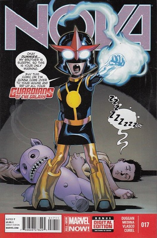 Cover of Nova (Vol 5) #17. One of 250,000 Vintage American Comics on sale from Krypton!