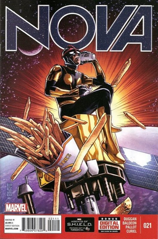 Cover of Nova (Vol 5) #21. One of 250,000 Vintage American Comics on sale from Krypton!