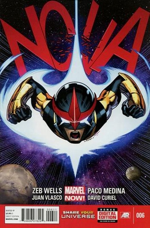 Cover of Nova (Vol 5) #6. One of 250,000 Vintage American Comics on sale from Krypton!