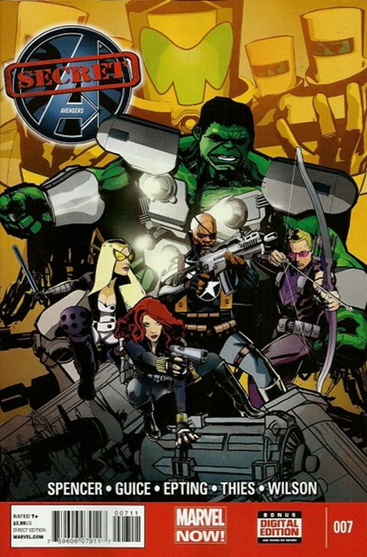 Cover of Secret Avengers (Vol 2) #7. One of 250,000 Vintage American Comics on sale from Krypton!