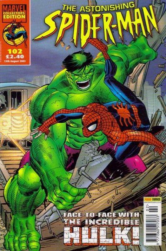 Cover of Astonishing Spider-Man (Vol 1) (UK) #102. One of 250,000 Vintage American Comics on sale from Krypton!