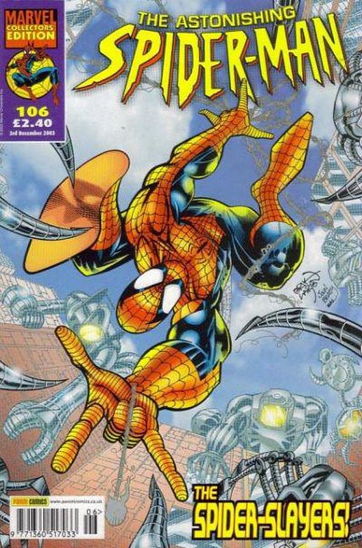 Cover of Astonishing Spider-Man (Vol 1) (UK) #106. One of 250,000 Vintage American Comics on sale from Krypton!