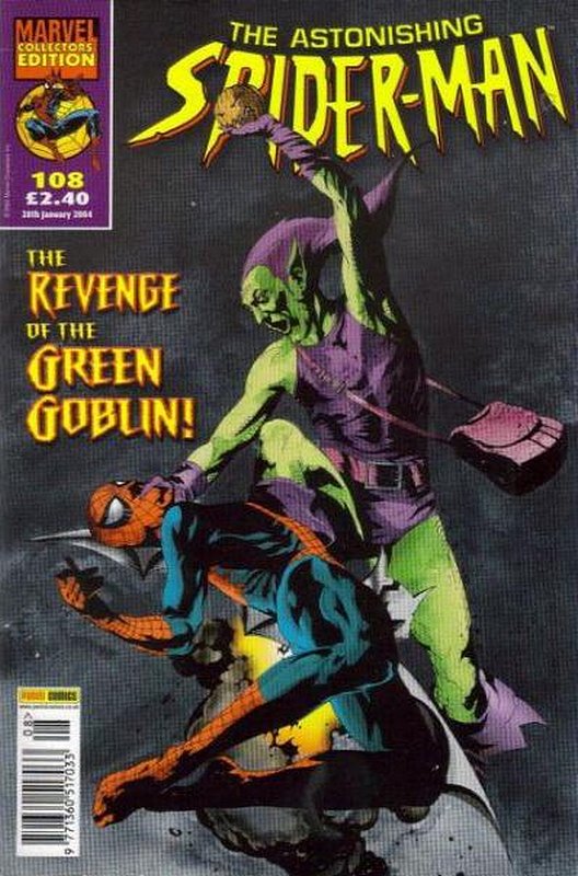 Cover of Astonishing Spider-Man (Vol 1) (UK) #108. One of 250,000 Vintage American Comics on sale from Krypton!