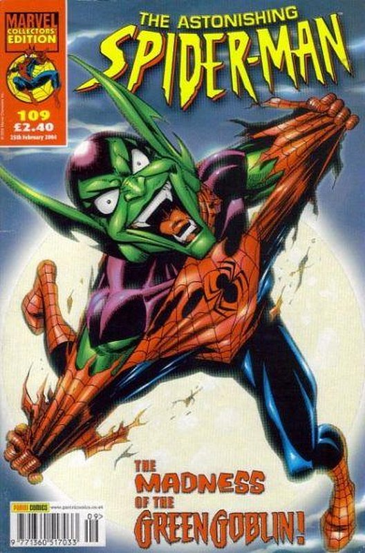 Cover of Astonishing Spider-Man (Vol 1) (UK) #109. One of 250,000 Vintage American Comics on sale from Krypton!