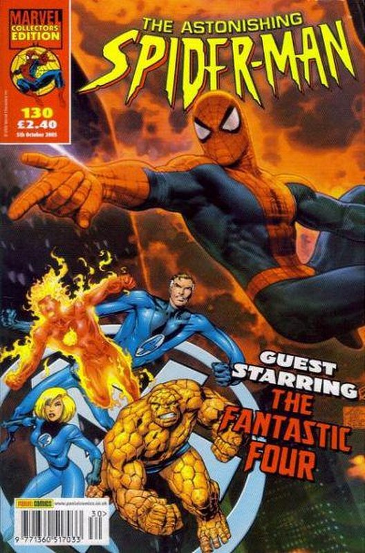 Cover of Astonishing Spider-Man (Vol 1) (UK) #130. One of 250,000 Vintage American Comics on sale from Krypton!