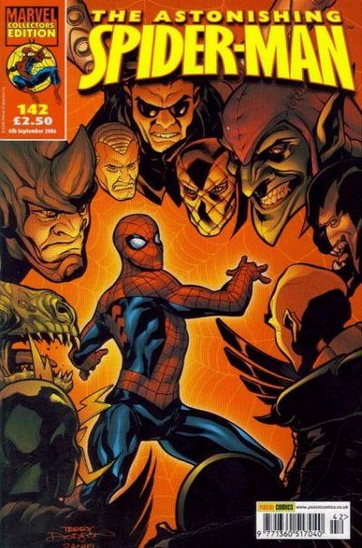 Cover of Astonishing Spider-Man (Vol 1) (UK) #142. One of 250,000 Vintage American Comics on sale from Krypton!